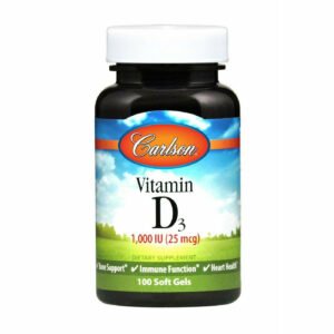 Vitamin D 1000 IU 100 gels by Carlson Labs