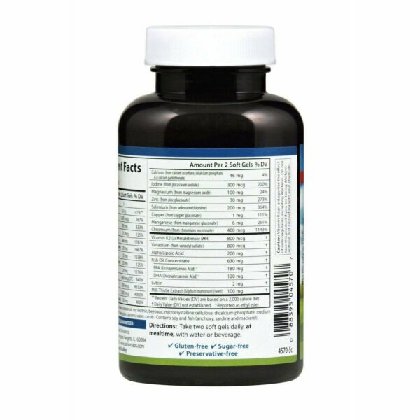 Nutra Support Diabetes 60 gels by Carlson Labs - Image 3