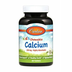 Chewable Calcium 250 mg 60 tabs by Carlson Labs