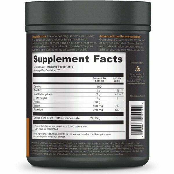 Bone Broth Protein (20 servings) by Ancient Nutrition - Image 6