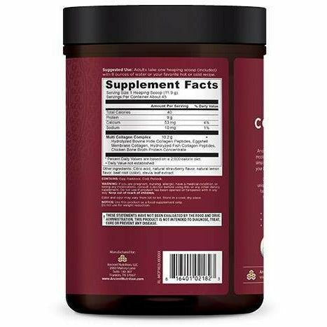 Multi Collagen Protein Straw-Lem 45 serv By Ancient Nutrition - Image 2