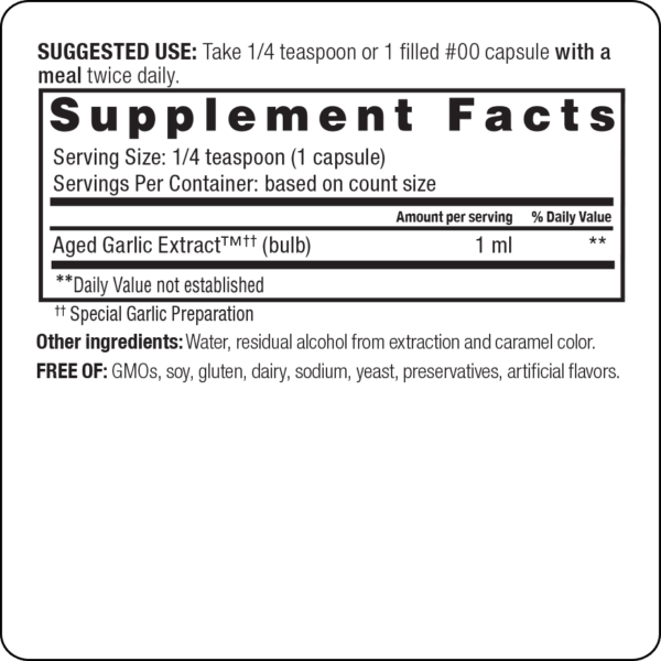 Kyolic Aged Garlic Extract Liquid by Wakunaga - Image 3