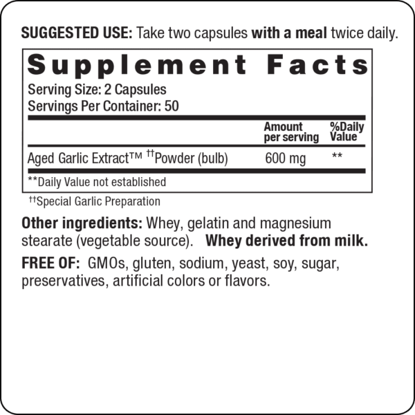 Kyolic Formula 100 Capsules by Wakunaga - Image 4