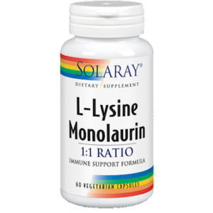 L-Lysine Monolaurin 1:1 Ratio 60 vegcaps by Solaray