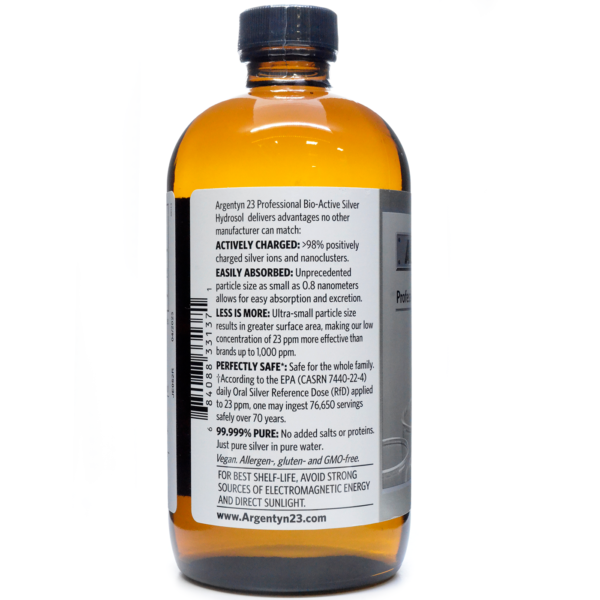 Professional Bio-Active Silver Hydrosol 23 ppm 16 fl oz by Argentyn 23 - Image 3