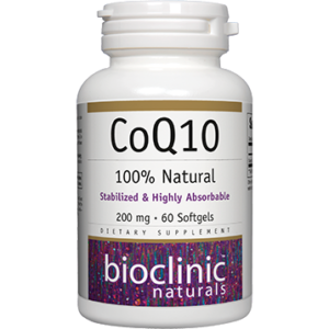 CoQ10 200 mg 60 gels By Bioclinic Naturals