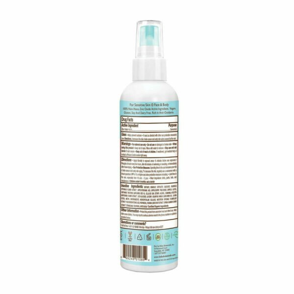 Baby Skin Min Sunscreen SPF30 spray 6 fl oz By Babo Botanicals - Image 2
