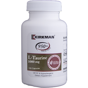 L-Taurine 1000 mg 100 caps By Kirkman Labs