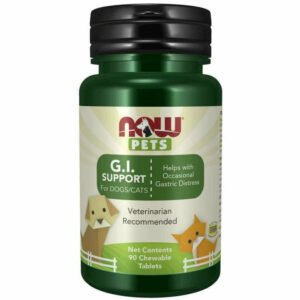 GI Support for Dogs/Cats 90 chewable tab By NOW