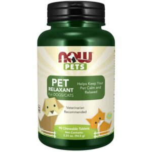Pet Relaxant for Dogs and Cats 90 tabs By Now
