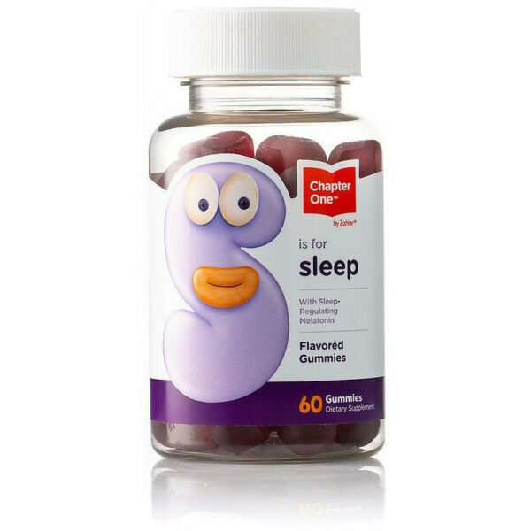 S is for Sleep Melatonin 60 gummies by Chapter One