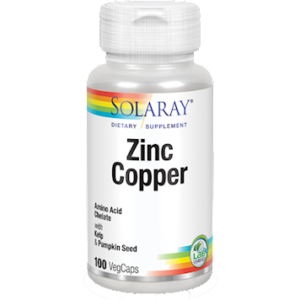 Zinc Copper 100 vcaps by Solaray