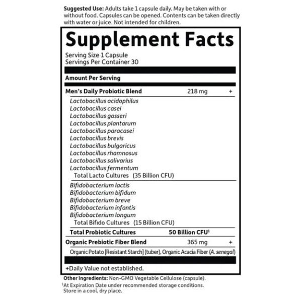 Dr. Formulated Once Daily Men 30 vegcaps by Garden of Life - Image 2