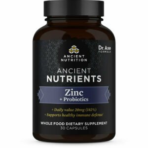 Ancient Nutrients - Zinc + Probiotics 30 Caps by Ancient Nutrition