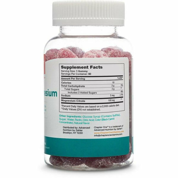 M is for Magnesium 60 gummies by Chapter One - Image 2
