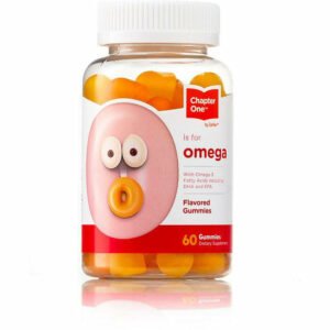 O is for Omega 60 gummies by Chapter One