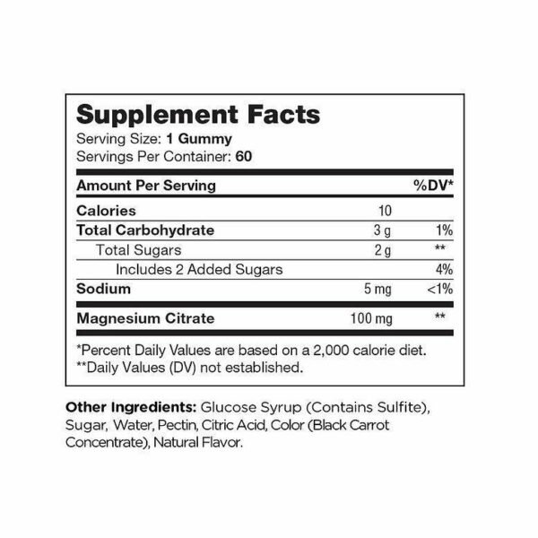 M is for Magnesium 60 gummies by Chapter One - Image 3