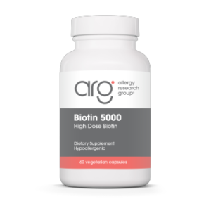 Biotin 5000 mcg 60 caps by Allergy Research Group
