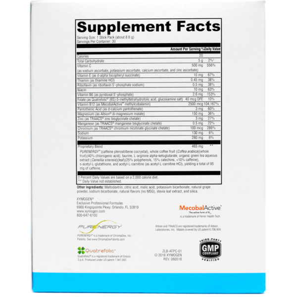 ATP Ignite 30 Servings by Xymogen - Image 7