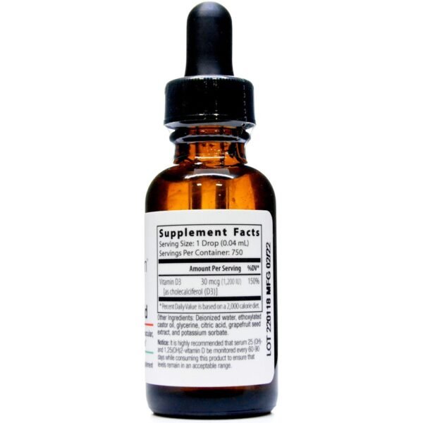 D3 Liquid (Micellized) 1 fl. oz. by Nutri-Dyn - Image 2