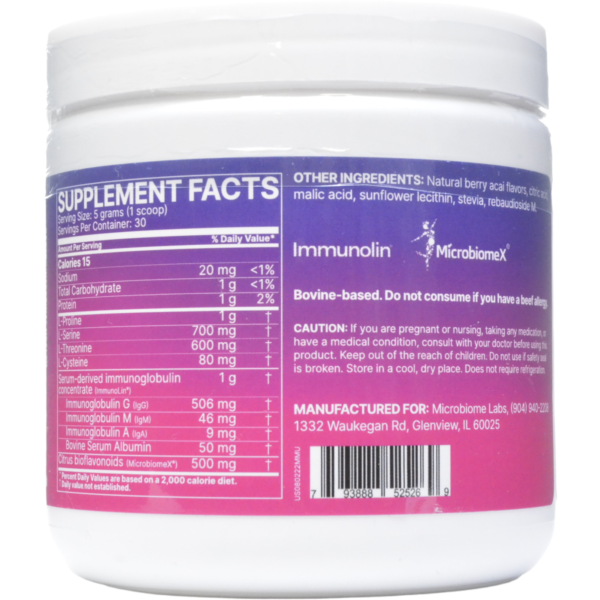 MegaMucosa Powder by Microbiome Labs - Image 2