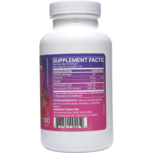 Mega MycoBalance 180 softgels by Microbiome Labs - Image 2