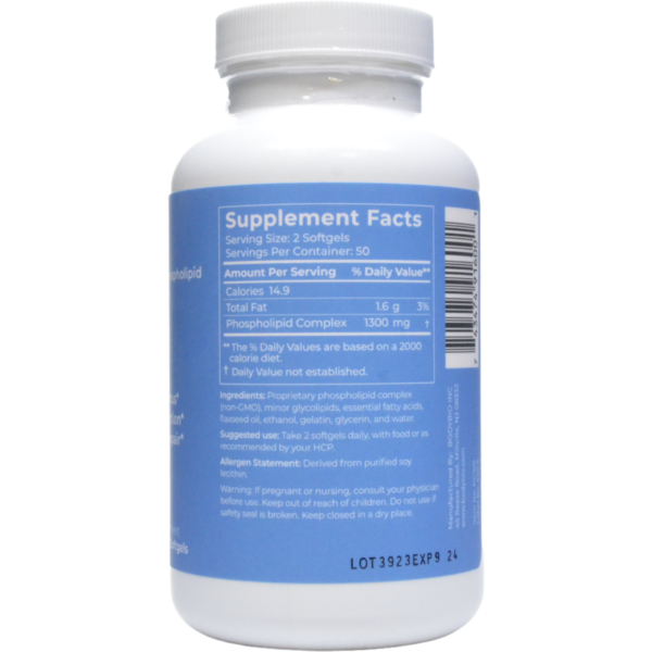 BodyBio PC 100(Phosphatidylcholine) Softgels by BodyBio - Image 2
