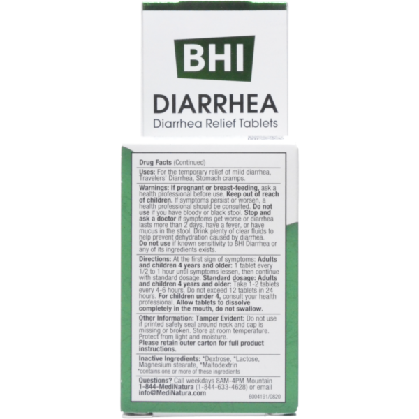 Diarrhea 100 tabs by Heel/BHI - Image 3