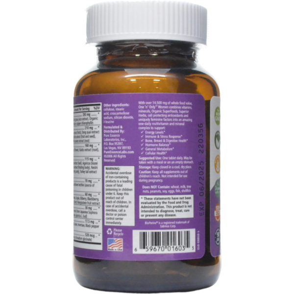 One ?n? Only Women One a Day Multivitamin by Pure Essence - Image 4