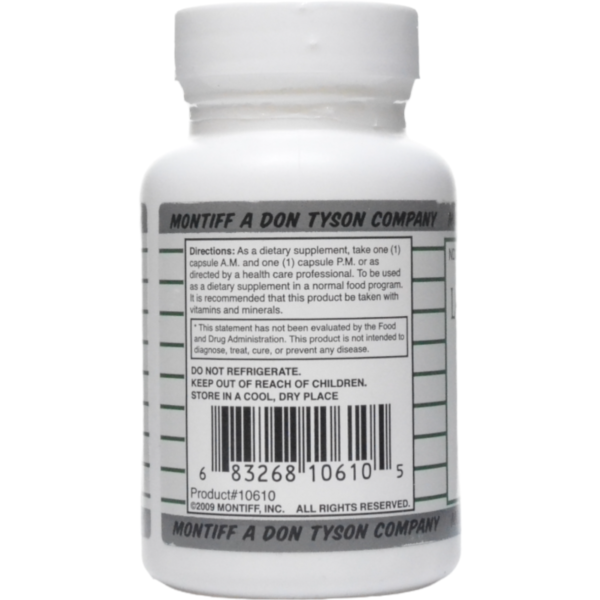 L-Glutathione Reduced 250 mg 60 caps by Montiff - Image 3