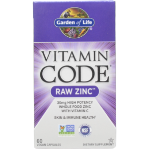Vitamin Code RAW Zinc 60 vcaps by Garden of Life