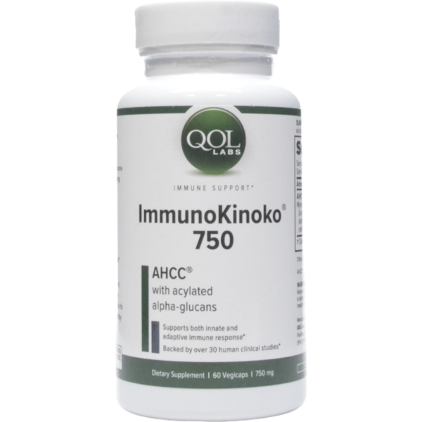 ImmunoKinoko AHCC 750 mg 60 vcaps by QOL Labs