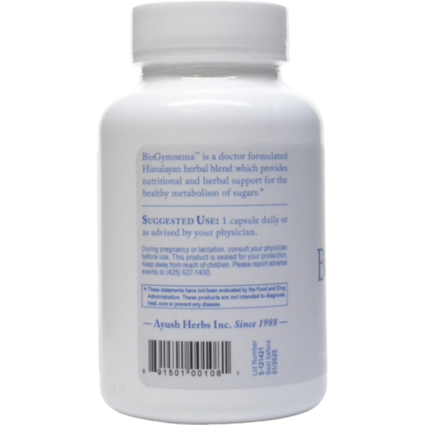 Bio Gymnema 90 vcaps by Ayush Herbs - Image 3
