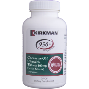 Coenzyme Q10 100 mg 120 chewtabs by Kirkman Labs