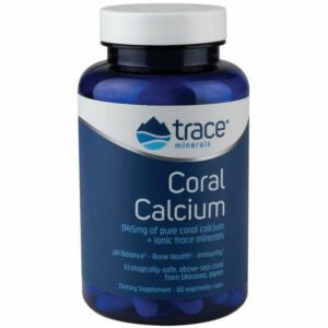 Coral Calcium w/ ConcenTrace 60 vegcaps by Trace Minerals Research