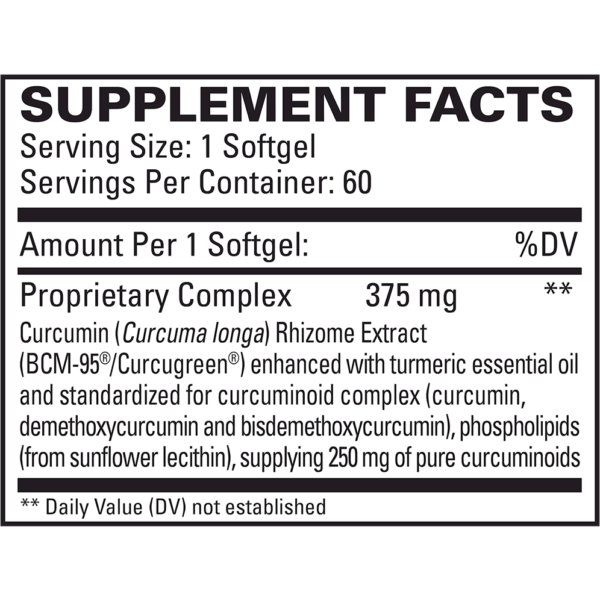 CuraPro 375 mg 60 gels by EuroMedica - Image 2