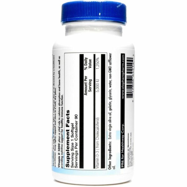 Vitamin D 5000 90 caps by BioGenesis - Image 3