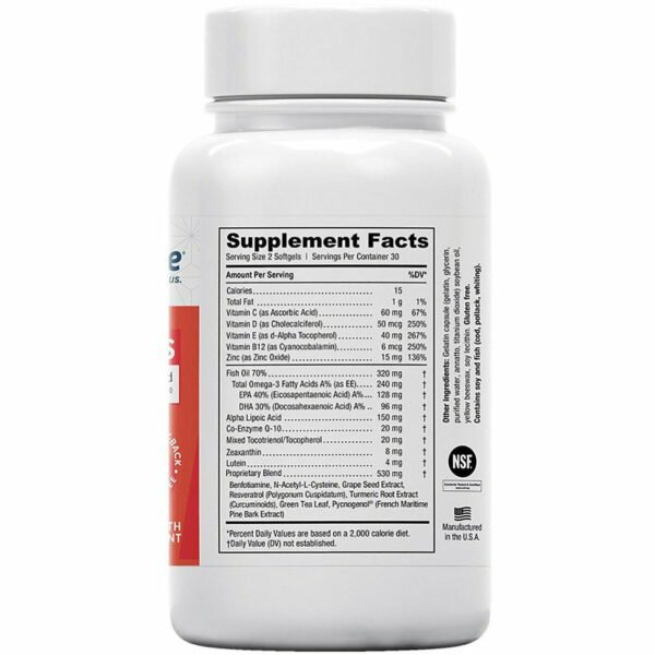 Diabetes Vision Support 60 softgels by EyePromise - Image 2