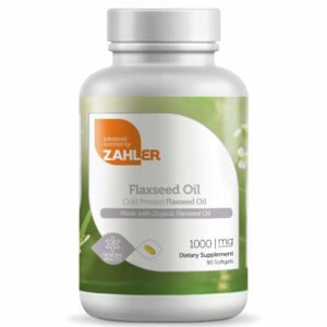 Flax Seed Oil 1000 mg 90 softgels by Zahler