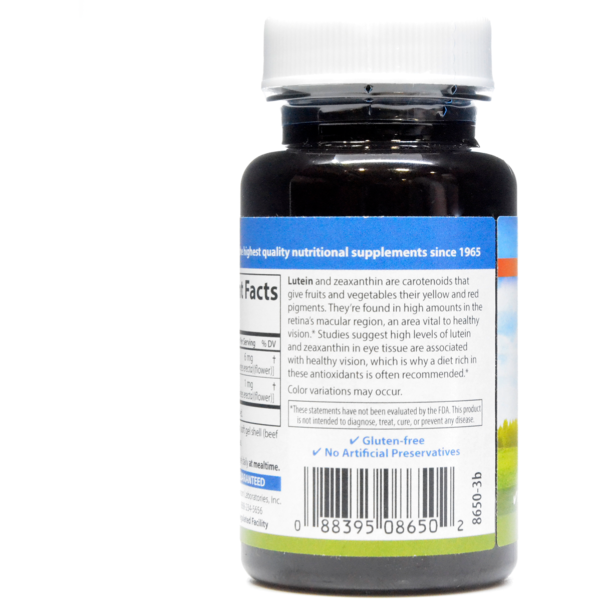 Lutein 6 mg 60 gels by Carlson Labs - Image 3