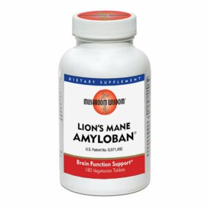 Lion's Mane Amyloban 180 vegtabs by Mushroom Wisdom, Inc.
