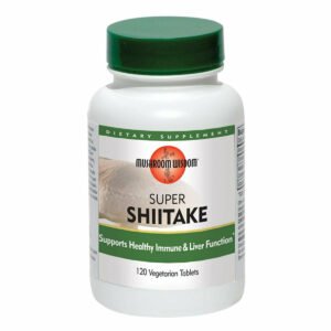 Super Shiitake 120 vegtabs by Mushroom Wisdom, Inc.