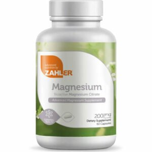 Magnesium Citrate 60 caps by Zahler