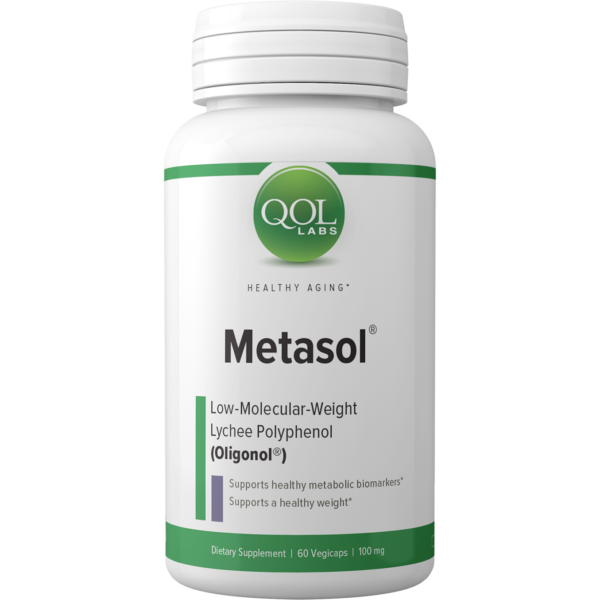 Metasol 100 mg 60 vcaps by QOL Labs