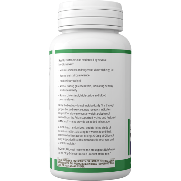 Metasol 100 mg 60 vcaps by QOL Labs - Image 3
