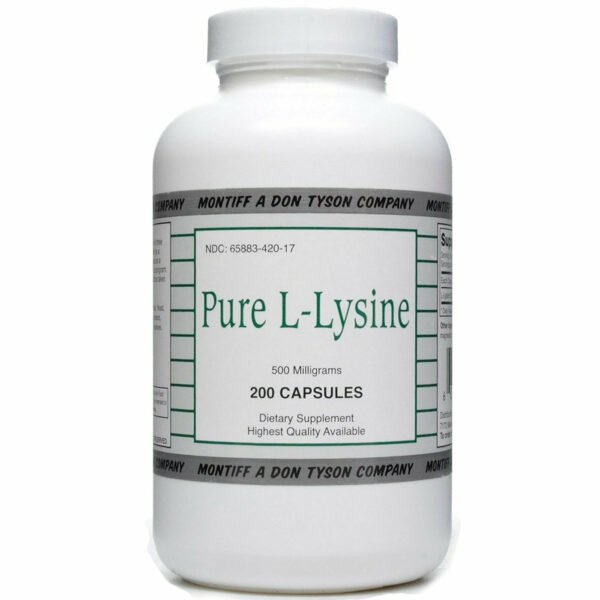 Pure L-Lysine 500 mg by Montiff - Image 3
