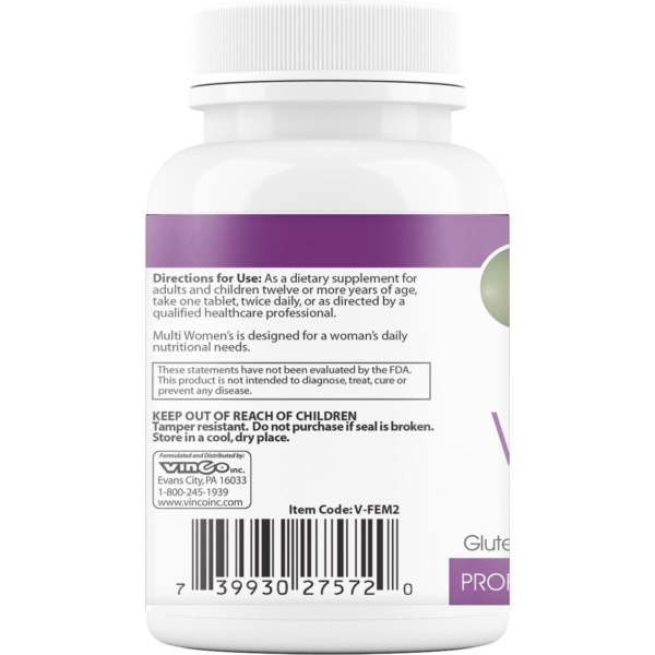 MultiWomen's w/Digestive Enzymes 60 tabs by Vinco - Image 2