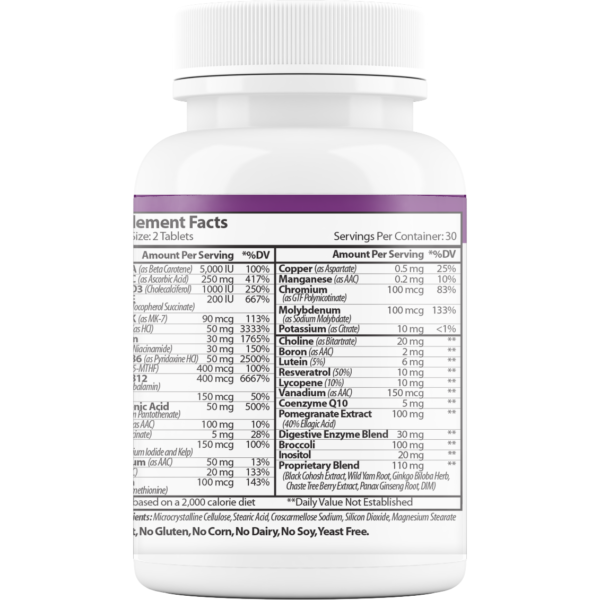 MultiWomen's w/Digestive Enzymes 60 tabs by Vinco - Image 4