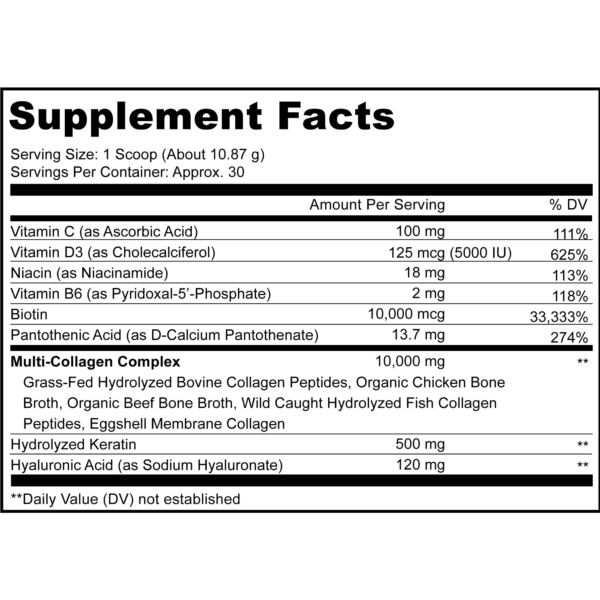 Multi Collagen Powder Platinum 11.5 oz by CodeAge - Image 2