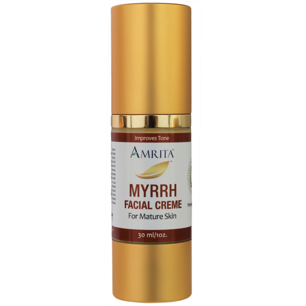 Myrrh Facial Creme for Mature Skin 1oz by Amrita Aromatherapy